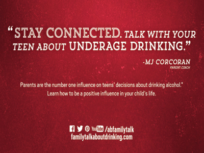 Underage Drinking Prevention starts with parents