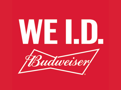 Budweiser "We ID" campaign encouraging responsible alcohol retailing